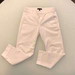 Banana Republic white cropped pants size 4